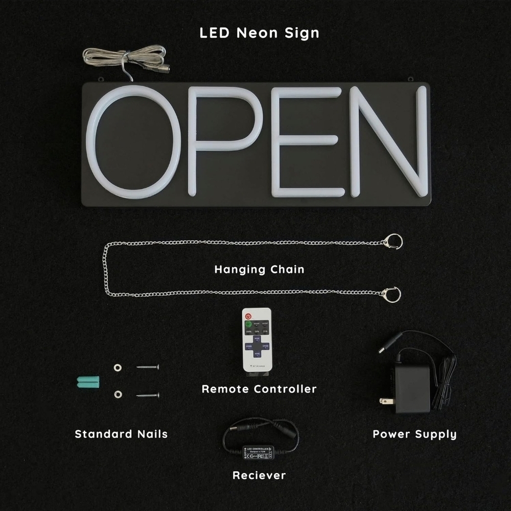 Neon Open Sign - Picture 6 of 6